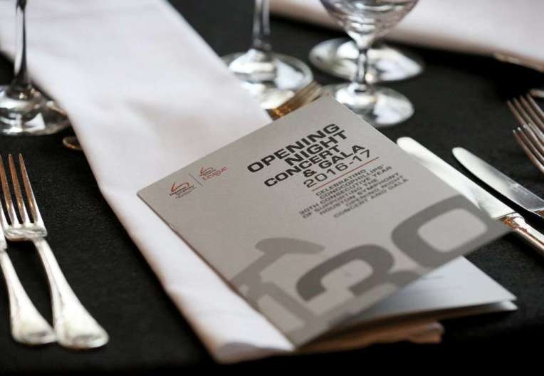 Photo of ONG Program on table